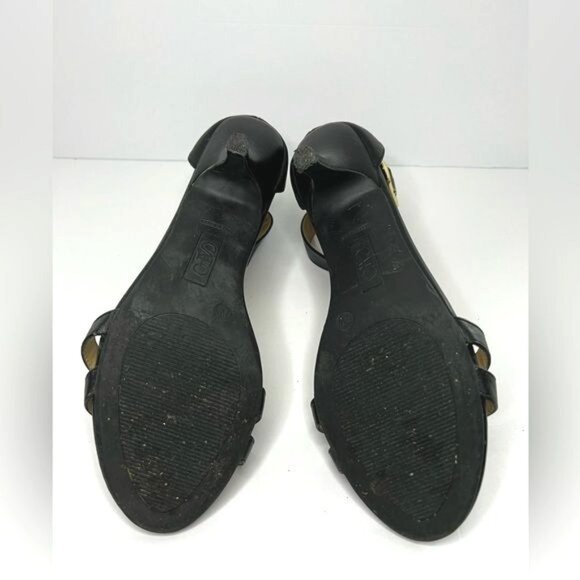 CATO Stilettos Open Toe Pump Heeled Sandals Black Size - Picture 11 of 11